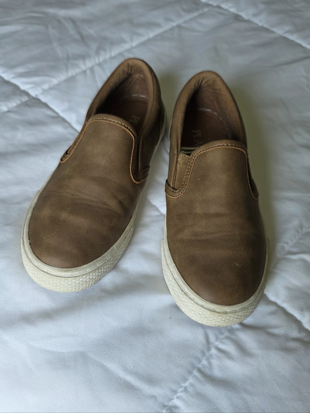 The Children's Place Brown Slip-On Kids Loafers